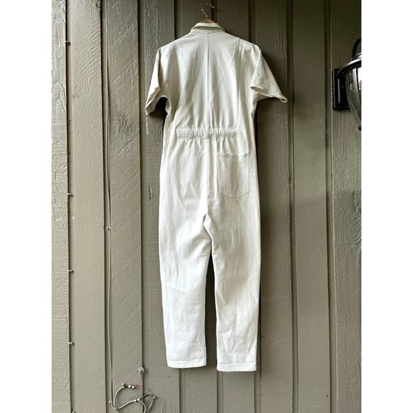 Rachel Comey Handy Jumpsuit Dirty White/Washed Bla - Picture 5 of 10